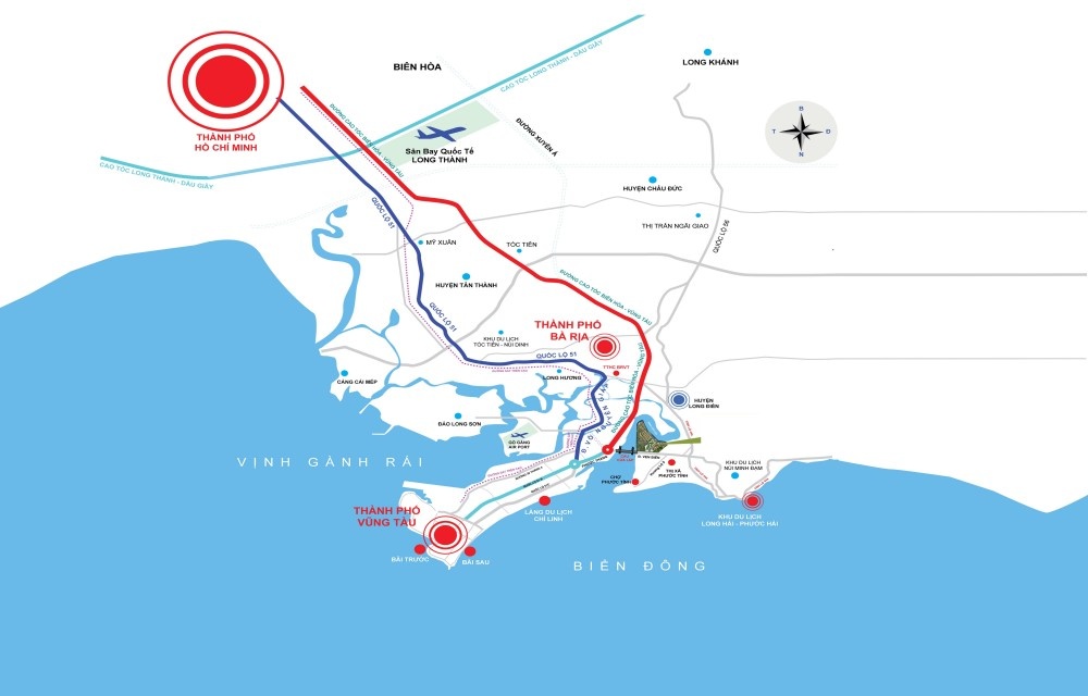 Tỉnh Bà Rịa – Vũng Tàu nghe đơn vị tư vấn báo báo về dự án cao tốc Biên Hòa – Vũng Tàu