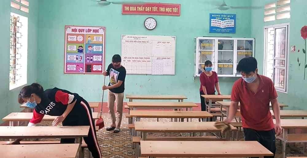 Phú Thọ: Tiếp tục cho học sinh tới cấp trung học cơ sở nghỉ học