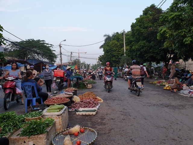 Lê Chân (Hải Phòng): Giải tỏa chợ rau đêm phường Lam Sơn