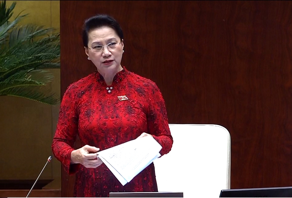 Chủ tịch Quốc hội Nguyễn Thị Kim Ngân: Đại biểu Quốc hội thể hiện tinh thần trách nhiệm trước cử tri