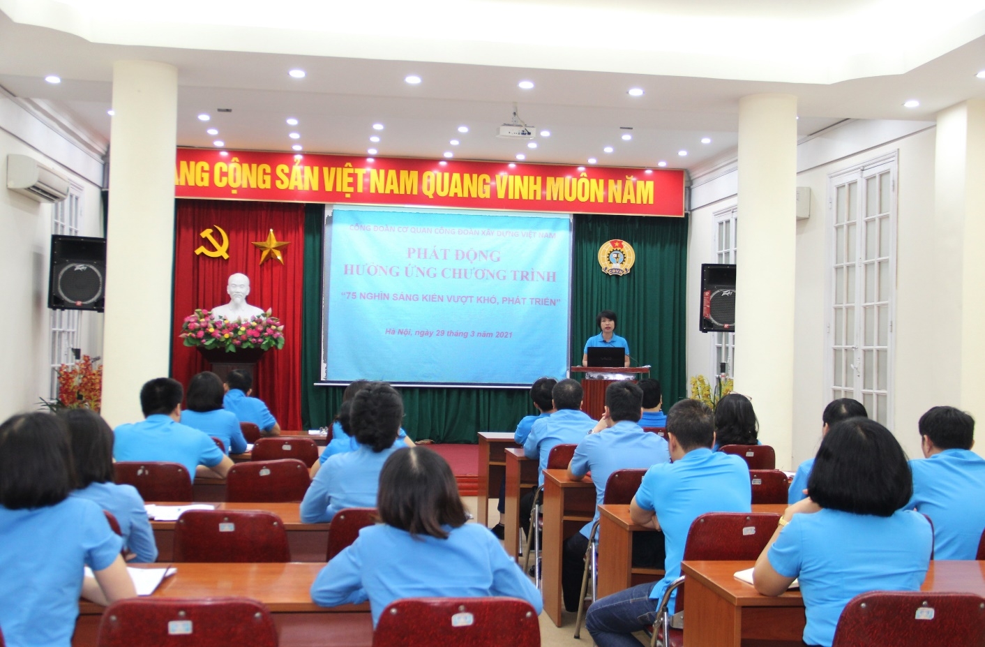 Công đoàn Xây dựng Việt Nam: Phát động hưởng ứng chương trình “75 nghìn sáng kiến, vượt khó, phát triển”