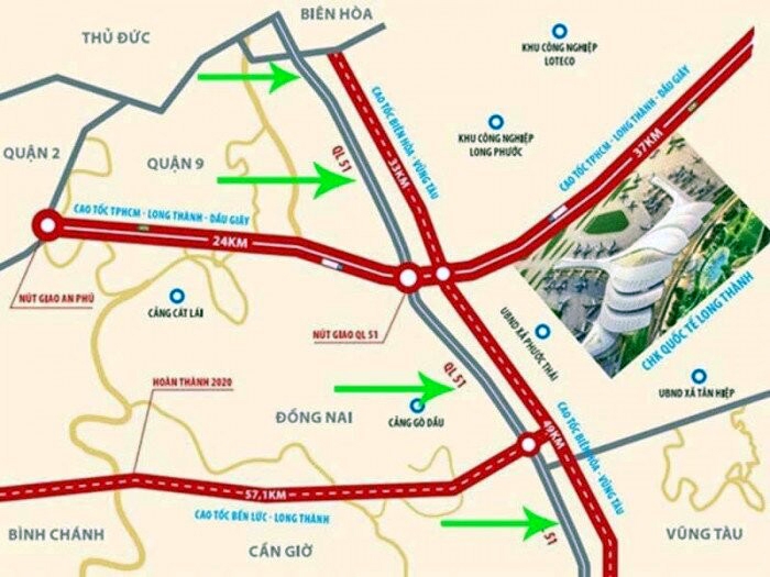 Nghiên cứu tổng thể giao thông kết nối sân bay Long Thành