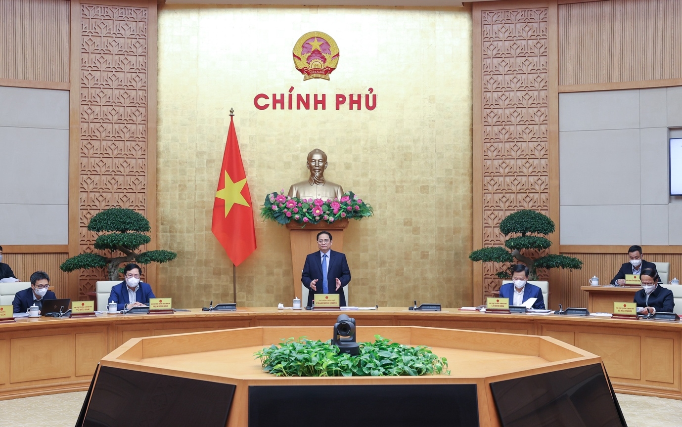 Thủ tướng Phạm Minh Chính chủ trì phiên họp Chính phủ thường kỳ