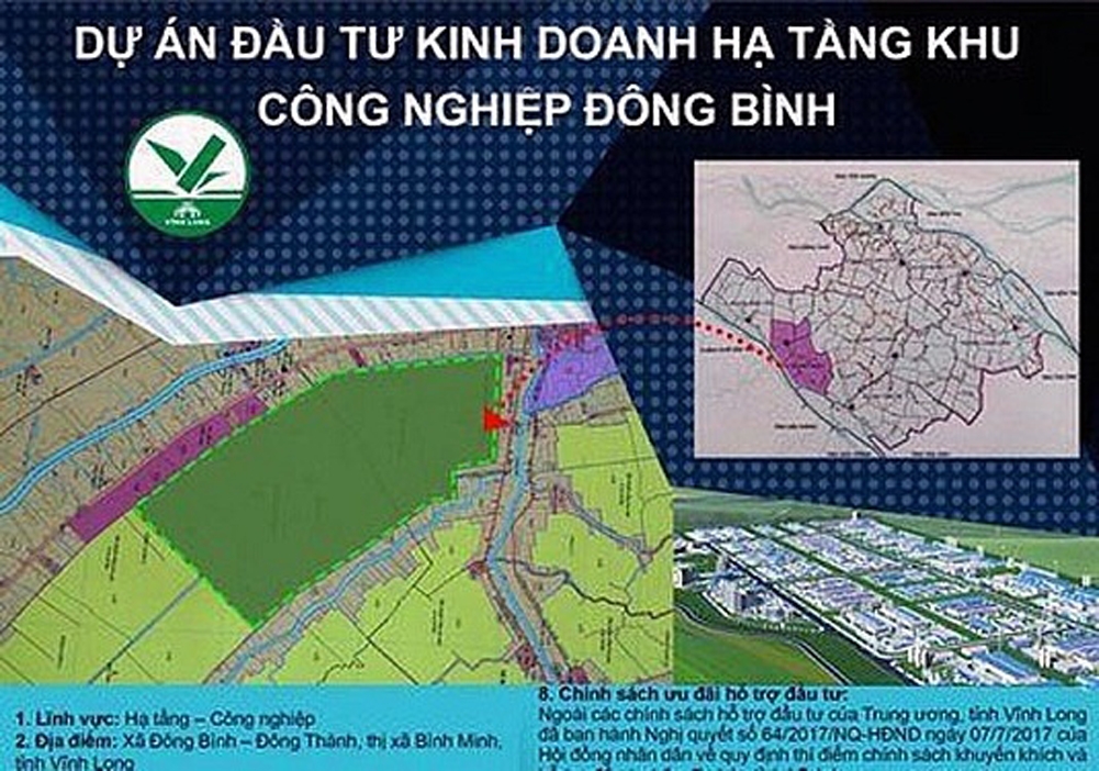 Vĩnh Long: Trao Giấy chứng nhận đăng ký đầu tư cho nhà đầu tư Khu công nghiệp Đông Bình