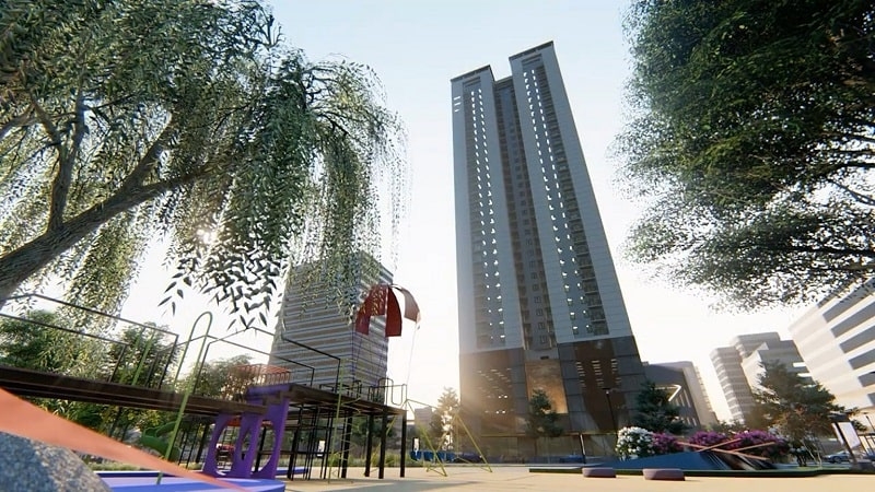 Áp dụng cấp độ dẻo thấp trong thiết kế công trình Khu chung cư cao cấp Phú Hồng Thịnh