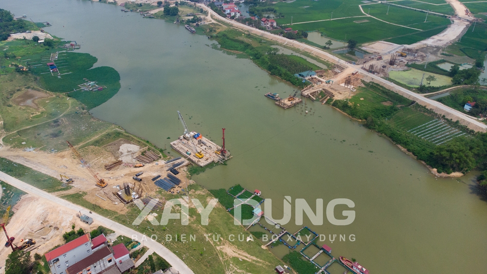 Bắc Giang: Chưa được cấp phép đã vội vã thi công, dự án cầu Hà Bắc 2 bị “tuýt còi”