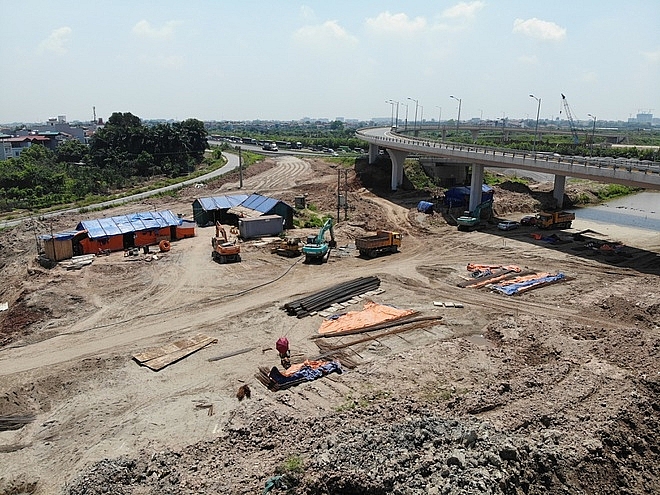 nhin tu tren cao du an duong noi vanh dai 3 voi cao toc ha noi hai phong