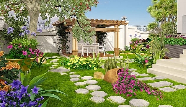 Các điều kiện cần có để thiết kế một sân vườn đẹp | Bất động sản