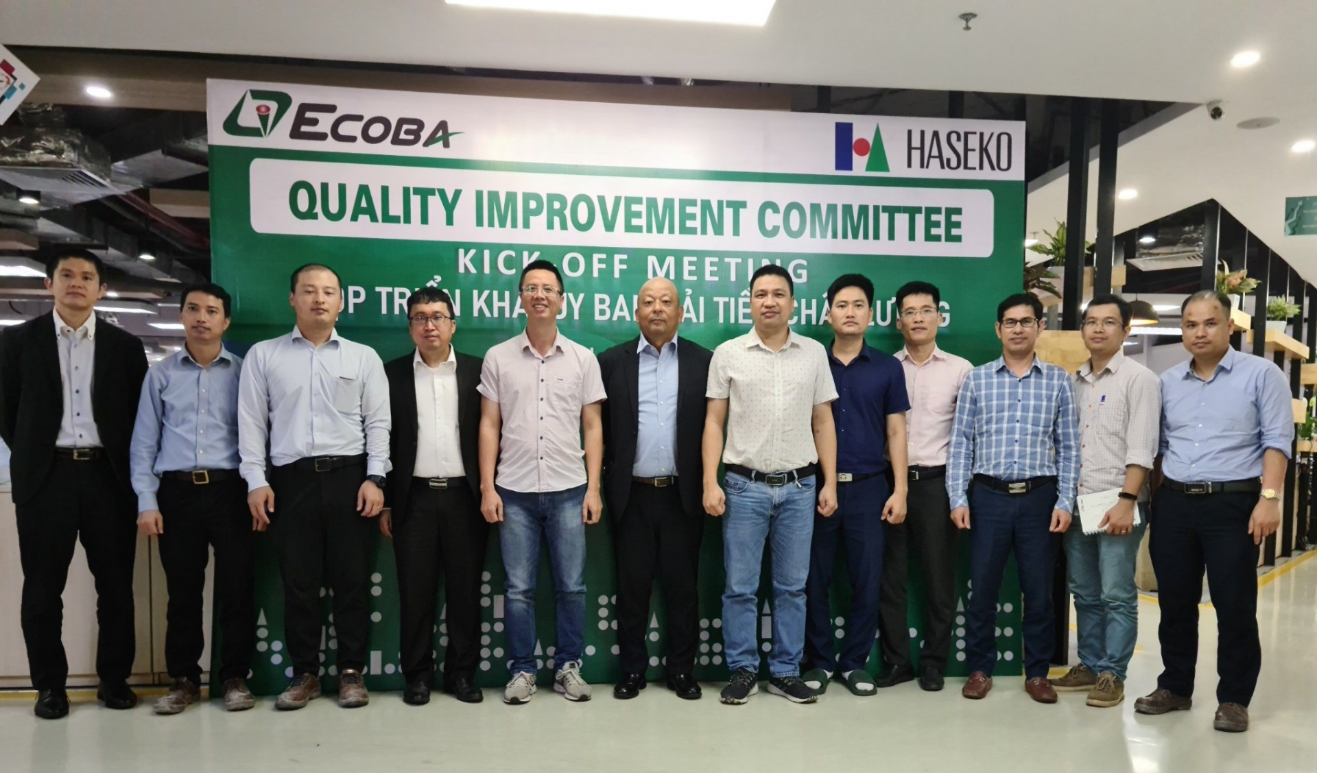 Ecoba và Haseko hợp tác triển khai Ủy ban Cải tiến chất lượng, đưa chất lượng 5 sao vào công trình