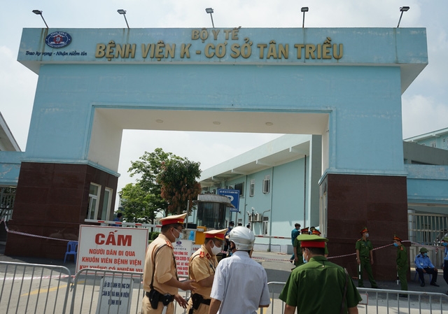 Phong toả Bệnh viện K tại cơ sở Tân Triều và cơ sở Tam Hiệp (huyện Thanh Trì)