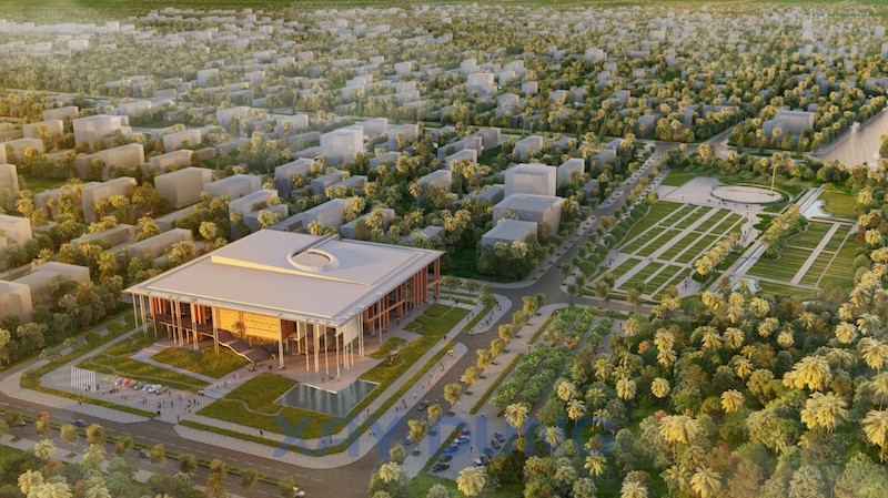 Chi tiết phương án thiết kế được chọn để xây dựng Trung tâm Hội nghị và Triển lãm tỉnh Quảng Ngãi