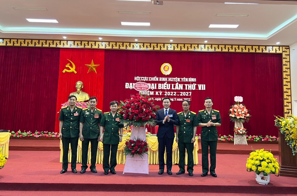 Yên Bái: Đại hội điểm Cựu chiến binh huyện Yên Bình thành công tốt đẹp