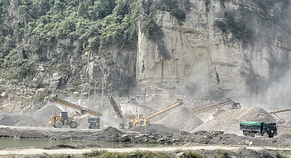Ninh Bình: Xử phạt nhiều mỏ đá ở Nho Quan