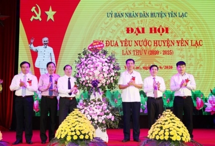 Huyện Yên Lạc (Vĩnh Phúc): Gần 100 tập thể, cá nhân tiêu biểu được tuyên dương tại Đại hội thi đua yêu nước lần thứ V
