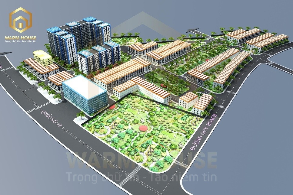 Warm House chính thức phân phối độc quyền dự án nhà ở xã hội Sao Hồng - Quế Võ, Bắc Ninh
