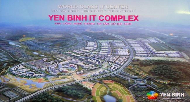 Thái Nguyên: Một nhà đầu tư đăng ký thực hiện Dự án đầu tư xây dựng Khu công nghệ thông tin tập trung Yên Bình