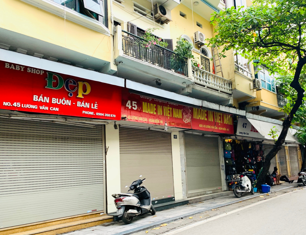 Giá thuê mặt bằng bán lẻ tại Hà Nội “lao dốc” do tác động của dịch Covid-19