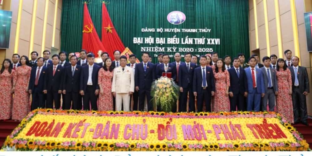 Phú Thọ: Đảng bộ huyện Thanh Thủy tổ chức Đại hội đại biểu lần thứ XXVI, nhiệm kỳ 2020 - 2025