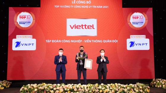 Viettel 5 năm liền giữ vị trí số 1 tại bảng xếp hạng Công ty công nghệ thông tin – viễn thông uy tín nhất Việt Nam