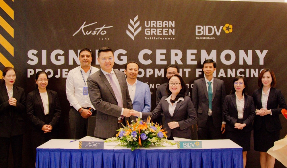 Kusto Home và Ngân hàng BIDV ký kết tài trợ dự án Urban Green