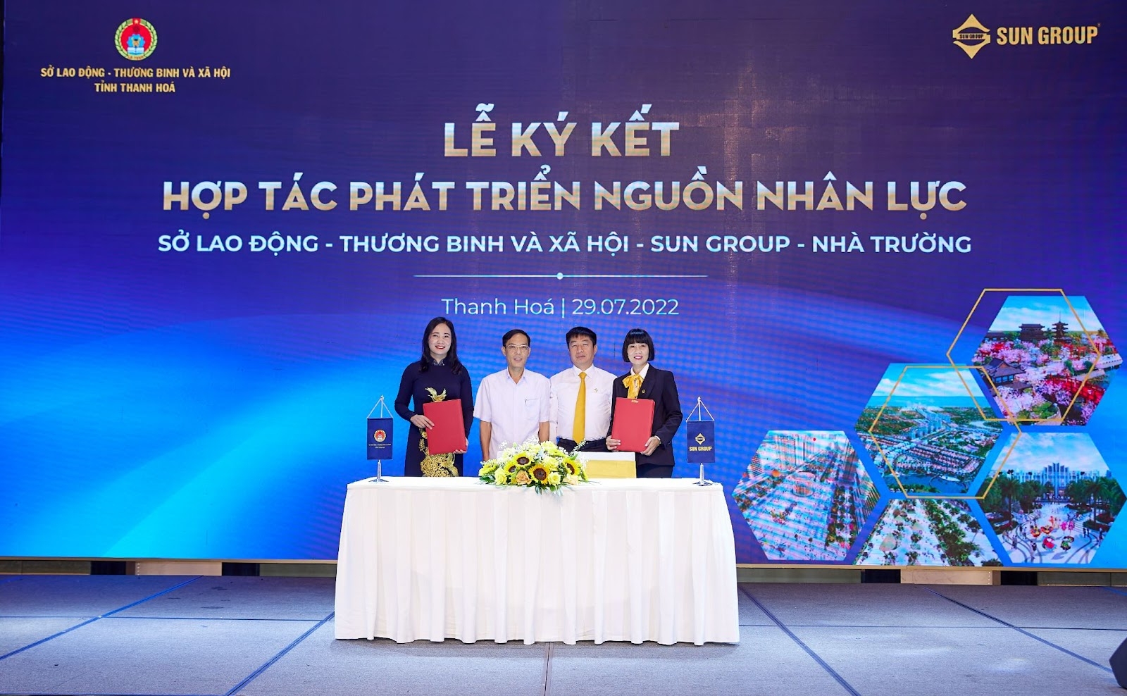 Sun Group hợp tác phát triển nguồn nhân lực du lịch Thanh Hóa