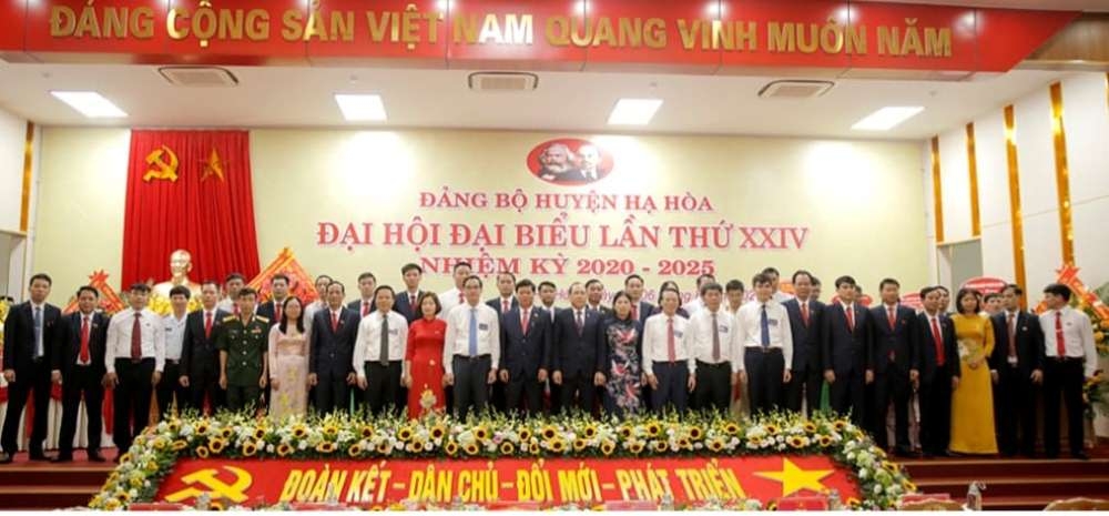 Phú Thọ: Đảng bộ huyện Hạ Hòa tổ chức Đại hội đại biểu lần thứ XXIV, nhiệm kỳ 2020 – 2025