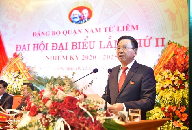 Đồng chí Trần Đức Hoạt được bầu làm Bí thư Quận ủy Nam Từ Liêm