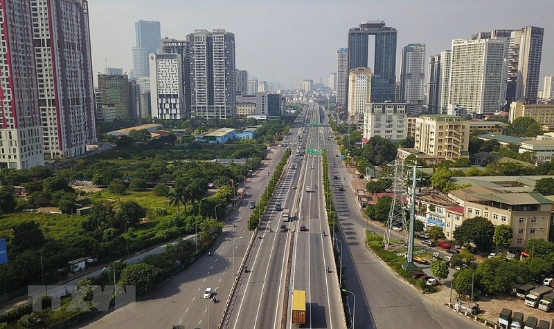 hinh anh duong pho khac la trong nhung ngay ha noi gian cach