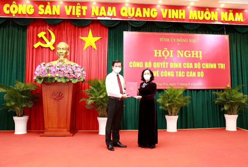 Phó trưởng Ban Dân vận Trung ương Nguyễn Hồng Lĩnh làm Bí thư Đồng Nai