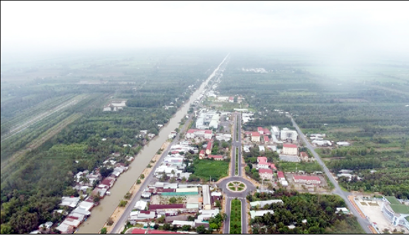 Hậu Giang: Công ty Cổ phần CADICO đầu tư xây dựng khu dân cư và trung tâm thương mại thị trấn Cây Dương