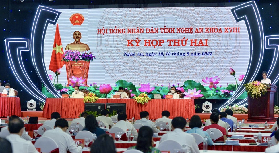 Khai mạc Kỳ họp thứ 2 HĐND tỉnh Nghệ An khóa XVIII nhiệm kỳ 2021-2026