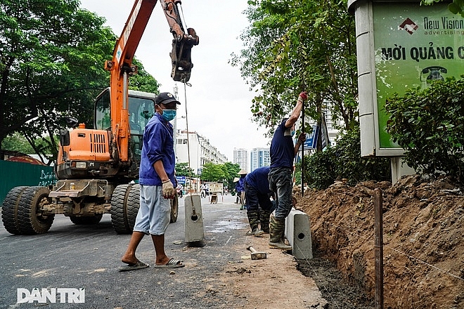 ha noi dien mao moi duong ton that thuyet sau khi xen dai phan cach