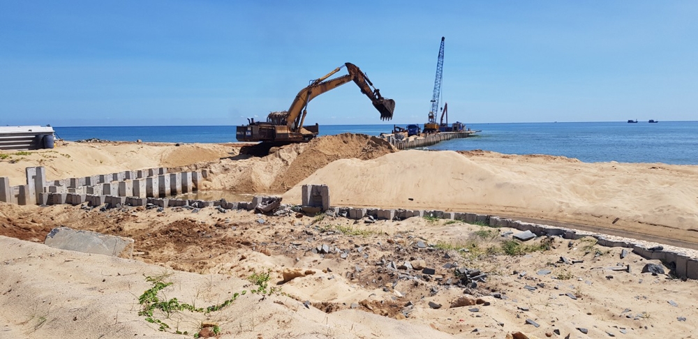 Thừa Thiên - Huế: Dự án cảng cá Tư Hiền ngổn ngang trước mùa mưa bão