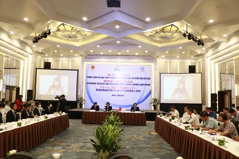 Hội thảo Việt - Nhật: Chính sách và giải pháp thoát nước thích ứng với biến đổi khí hậu