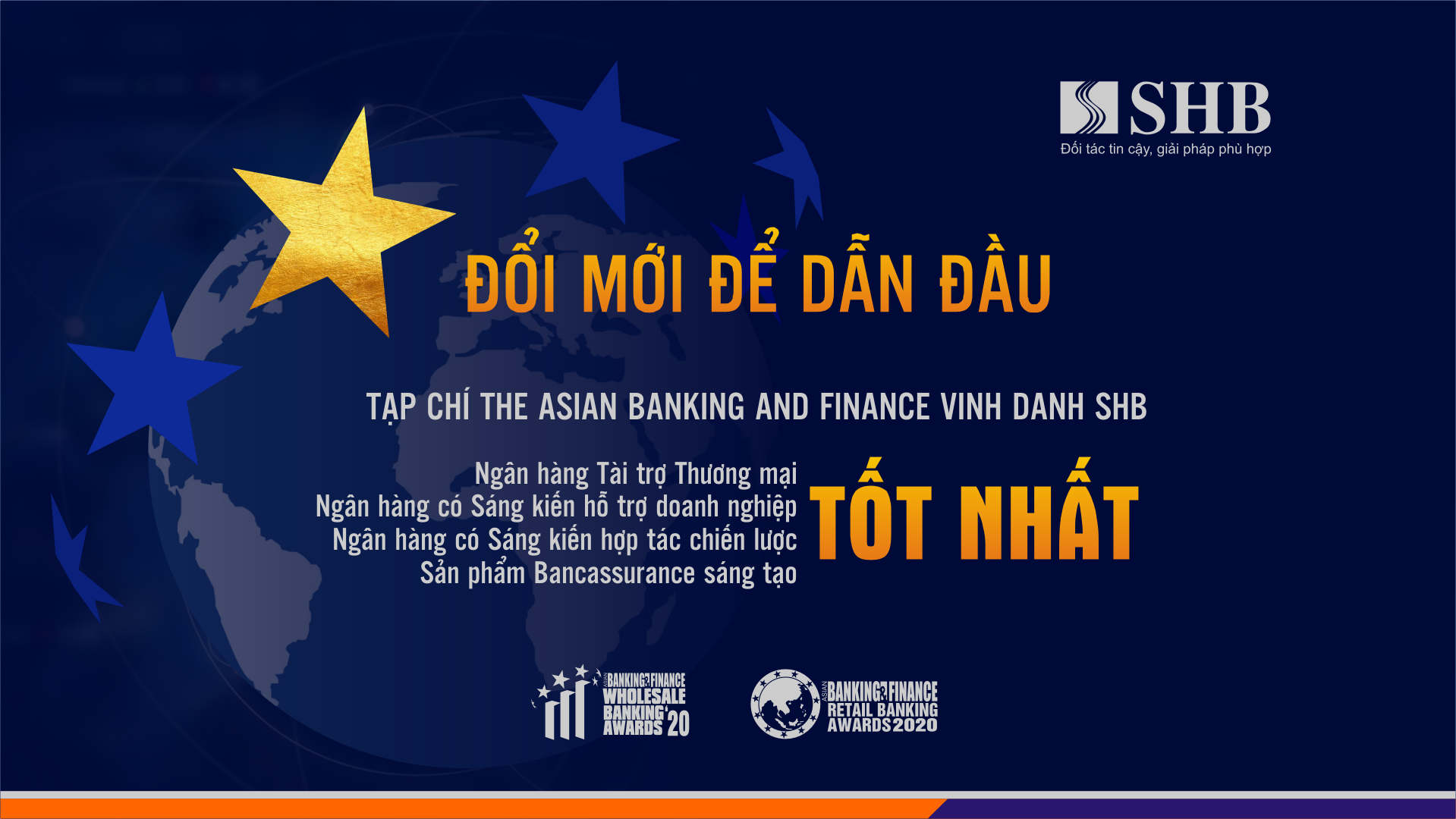 the asian banking and finance vinh danh shb 4 giai thuong quoc te danh gia