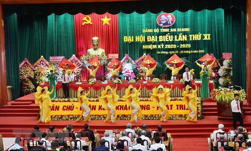 Hình ảnh khai mạc Đại hội đại biểu Đảng bộ tỉnh An Giang lần thứ XI