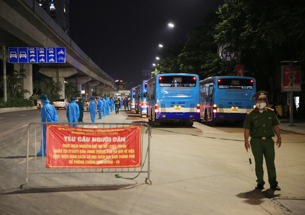 Thanh Xuân (Hà Nội): Di dời khoảng 1.200 người dân để khống chế ổ dịch phường Thanh Xuân Trung