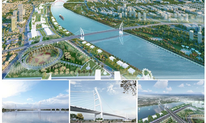 Hải Phòng: Kết quả thi tuyển phương án kiến trúc công trình cầu Nguyễn Trãi (lần 2)