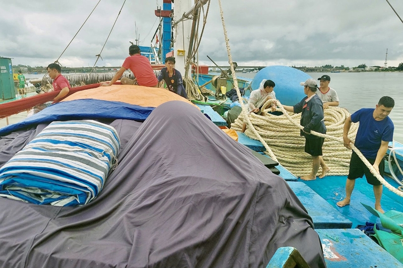 Quảng Trị: Tàu thuyền đã về neo đậu an toàn tại các khu tránh trú bão