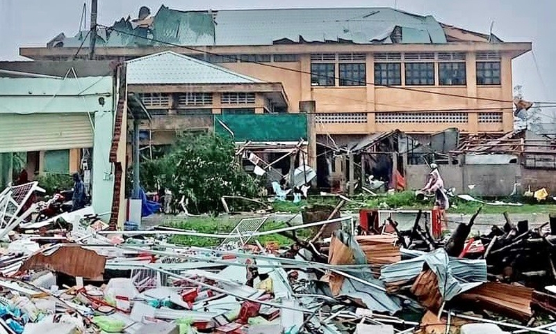 Quảng Trị: Những thiệt hại ban đầu do ảnh hưởng của bão số 4