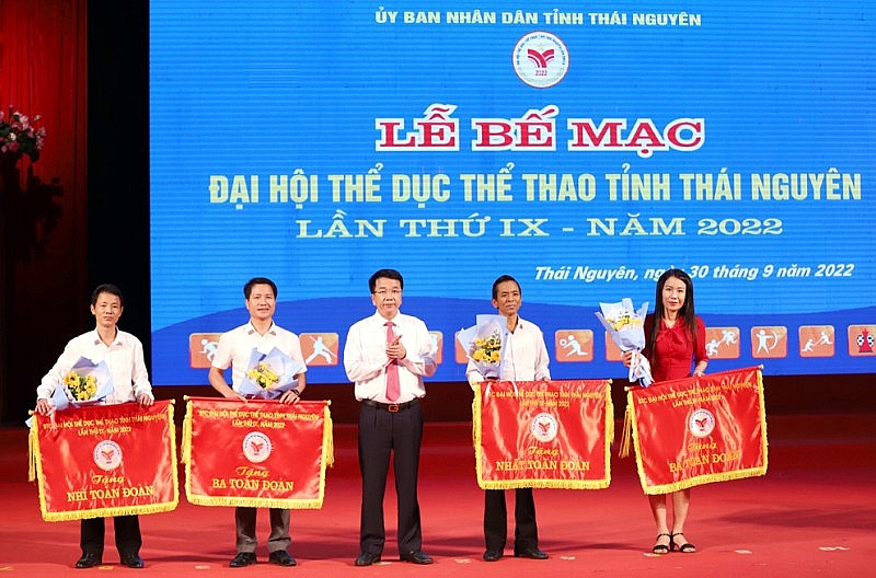153 bo huy chuong da duoc trao tai dai hoi the duc the thao tinh thai nguyen lan thu ix