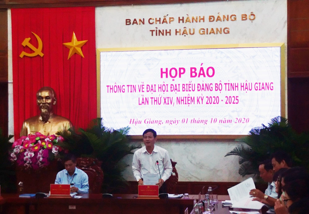 Đại hội đại biểu Đảng bộ tỉnh Hậu Giang nhiệm kỳ 2020 - 2025: Sẽ chính thức diễn ra vào ngày 13 - 14/10