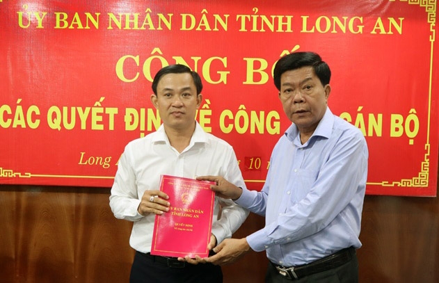 Ông Nguyễn Minh Hùng được bổ nhiệm làm Giám đốc Sở Xây dựng Long An