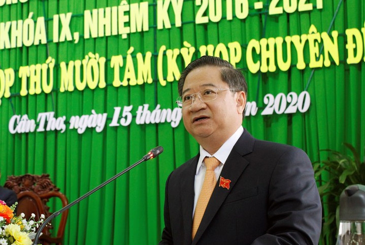 Ông Trần Việt Trường được bầu giữ chức Chủ tịch UBND thành phố Cần Thơ