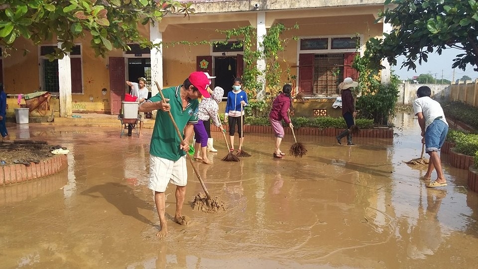 Quảng Bình: Tích cực khắc phục hậu quả sau mưa lũ