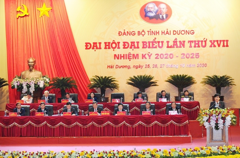 Ngày làm việc thứ nhất Đại hội đại biểu Đảng bộ tỉnh Hải Dương khóa XVII, nhiệm kỳ 2020 - 2025