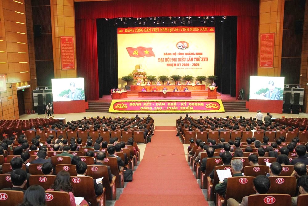 Khai mạc Đại hội đại biểu Đảng bộ tỉnh Quảng Bình nhiệm kỳ 2020 - 2025