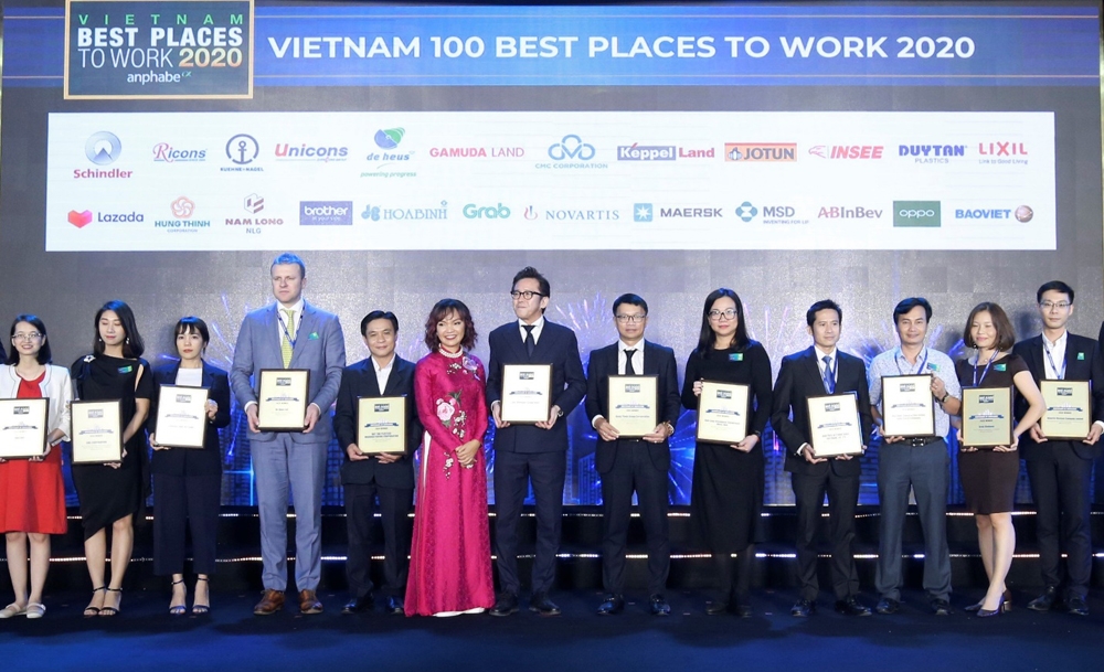 Nam Long nằm trong Top 100 nơi làm việc tốt nhất Việt Nam