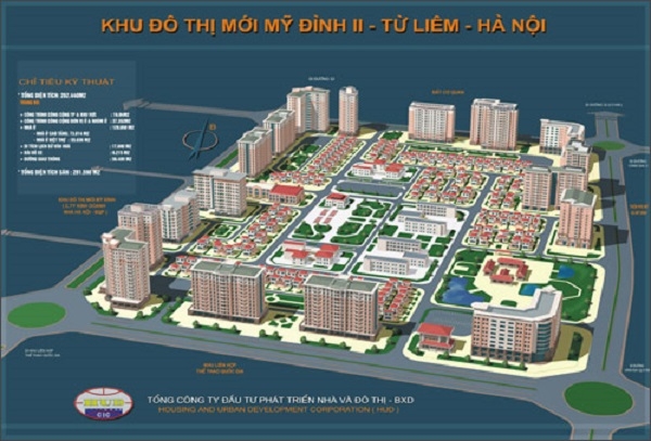 Hà Nội: Điều chỉnh cục bộ ô đất công cộng Khu đô thị mới Mỹ Đình II thành chung cư, nhà ở liền kề
