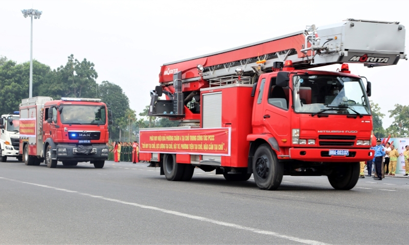 Vĩnh Phúc: Ra quân tổng rà soát, kiểm tra an toàn phòng cháy chữa cháy và cứu nạn cứu hộ